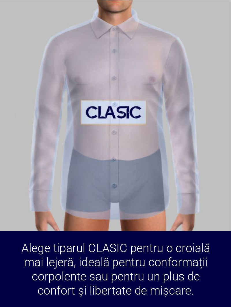 Ghid mărimi cămașă bărbați – tipar cămașă clasică